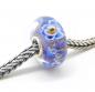 Preview: Violet Blue Flower Monroe - Elfbeads Glass - live photo